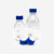 相液流动相瓶透明丝口瓶液相色谱溶剂瓶螺口储液瓶化学试剂瓶 1000ml2孔
