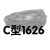 定制适用C型三角带1397到10米全型号1676/1803/1880/1950/2100/2600/ 灰色 C-1626Li