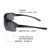 3M 10435 护目镜 聚碳酸酯灰色镜片轻便防雾防冲击运动流线型设计