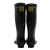 双安 工矿靴 BX001 半筒26cm 36码 带反光条 橡胶材质 矿用雨靴 防滑耐磨舒适