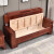 全实木沙发带储物家用客厅简约中式全木头沙发经济实用橡胶木沙发 茶几