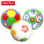费雪（Fisher-Price）儿童足球宝宝玩具球婴幼儿皮球充气球幼儿园户外弹力玩具球 18cm辰太太空-3号足球