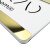 海斯迪克 HKW-350 PVC门牌标识牌 可更换抽拉插卡牌子学校酒店会议室标牌提示指示牌 粘贴版玫瑰金无文字