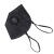 一次性带阀黑色KN95口罩七层含活性炭层贴海绵条工业防尘防护口罩 黑色(1包50只)