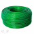 双岸 绿色涂塑钢丝绳 晾衣绳 大棚果园钢丝绳   6#/20kg一卷240/米 一卷价 