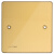 定制适用型型金属不锈钢地插盖板盲板遮孔通用底盒装饰盖子* 86型金色盖板