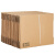 快递纸箱物流包装纸壳箱打包纸盒搬家特硬加厚飞机盒定制 3层空白 12号(130x80x90mm)300个