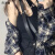 月半晴（YUEBANQING）格子衬衫女秋季新款设计感小众外穿2023衬衫感长袖上衣外套女装 S（）
