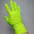 乳胶手套5双绿色贴手型女士短款纯胶洗碗清洁防滑防水胶皮防护 红色10双 M(中号）
