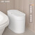 智能感应垃圾桶卫生间自动厕所带盖电动客厅窄夹缝2023 9L椭圆形白(自动吸附套袋+