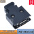 定制卡扣式MDR SCSI 14PIN连接器镀金国产 10114 10314  14芯伺服 尾夹护套(1PCS)