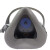 一护 防尘面具 3201B防尘口罩 半面罩头戴式防护面具主体 (含一片3201CN滤棉)