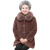 念予老年人女装秋冬装女60岁70奶奶装大衣加厚加绒妈妈外套80老人衣服 红色(单件) XL(建议80-100斤)
