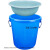 泔水干湿过滤分离带滤网垃圾桶大号厨房厨余茶水茶叶沥水潲水桶篮定制 黑色50K型沥水篮