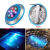 LED泳池壁灯七彩户外防水庭院鱼水池水底水下侧壁挂灯低压喷泉灯 24W七彩RGB