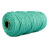 Homeglen捆绑绳尼龙绳晾衣绳晒被货车拉绳塑料绳粽子手工编织耐磨（1.5mm*1000m 绿色）