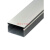 铝合金铝合金方形外开明装电线明线加厚金属桥架装饰布扣压FZB 20*10 壁厚0.6mm