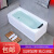 九牧 JOMOO家用独立式亚克力双裙边浴缸小户型浴盆1.0-1.8米 浴缸+冲浪按摩+恒温加热配置 2m