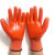 劳保手套全浸干活塑防滑防水防油耐磨皮工作耐磨加厚手套 半挂胶手套（12双）