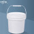 塑料外卖打包小龙虾海蜇包装桶果酱桶B 4L白色新款 特厚