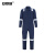 安赛瑞 连体工作服 高亮反光 物流汽修耐磨长袖工装 深蓝 2XL 3F01525