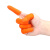 防水防滑防磨打磨抛光雕刻文玩DIY耐磨加厚颗粒设计经久耐用手指保护套护指套乳胶手指套 乳胶手指套(M号)50个
