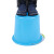 兰诗（LAUTEE）DA2154 多规格塑料水桶手提桶加厚水桶 口径30*高25cm约10升  5个装蓝色