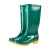 上海牌 301 女士高筒雨靴 防滑耐磨防水鞋时尚舒适PVC户外雨靴 可拆卸棉套 蓝色 36码
