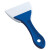AS ONE，橡胶刮铲 塑料柄三角，62-8196 62-8196-35；94×187蓝小