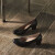 爱步（ECCO）女鞋2024年新款时尚舒适牛皮中跟浅口正装单鞋230203香港直邮 230203-01001 36