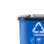 庄太太  脚踏垃圾桶  户外塑料分类垃圾单桶  红色（有害垃圾）20L