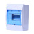 欧杜 塑料配电箱明装暗装电箱明暗通用空开箱防水盒 4-5回路