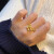 蝴蝶结戒指女在逃公主铃兰花指环小众设计可调节可爱甜美高级感 标准 标准