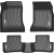 3W全汽车脚垫适用奔驰A45 E200 E300L C200L C260L E级标轴B200 CLS 奔驰B级脚垫（14-19款）