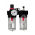 AL2000气泵AC3010空压机油水分离器气源处理过滤AFC二联件三联体 酒红色 精品AC3000-03