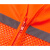 美安明反光背心工地快递志愿者马甲夏季透气网布反光衣 橙色 4XL