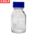 京洲实邦 实验室密封蓝盖试剂瓶【3个透明100ml】ZJ-1181