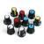 塑料旋钮 单、双联电位器用 WH148 梅花柄帽子 功放电位器15X17mm AG3-梅花柄钮帽-黄色(5个）