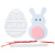 MEIKE复活节手工diy舞蹈小动物儿童创意EVA粘贴制作挂饰布置幼儿园材料 复活节舞蹈小动物-小兔款