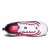 斯凯奇（Skechers）新款男子绑带气垫运动鞋时尚撞色拼接休闲鞋52469 白色/海军蓝色/红色/WNVR 39