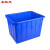 圣极光160升大容量水箱塑料收纳箱S01635蓝色可定制745*540*445