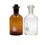 单盖溶解氧瓶玻璃污水瓶BOD双盖水样采集瓶标准口带塞白色/棕色125/250/500/ 棕色双盖125ml