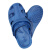 上柯 B3513 SPU底蓝色防静电凉拖鞋 无尘洁净电子实验室工作鞋 凉拖两用36码 (230mm）