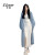 艾格秋春季白色连衣裙子2024新款女装小个子长裙清显瘦气质两件套装 白色连衣裙 40·45kg·S