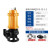 国标污水泵380V农用排污泵潜水泵工地用高扬程220V 黄色 50WQD10-10-0.75