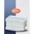 白色物流周转箱塑料长方形带盖养龟鱼缸水箱塑料箱箱子 400-160箱450*335*170mm 白色无盖