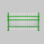 希万辉 锌钢围墙护栏铁艺栅栏隔离防护栏B 蓝白色1.8高2横杠3米长普通款