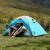 牧高笛（MOBIGARDEN）冷山帐篷 户外徒步露营防风防雨大空间双层三季铝杆帐篷 三人/蓝色