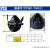 SHIGEMATSU日本重松制作所TW01SC防尘防毒口罩焊接防烟矿山打磨喷漆涂装 蓝黑主体不含滤芯（滤芯另配） M
