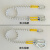 JOHA 高空作业安全带双大钩五点式后背挂绳配件带缓冲包安全绳保险带绳 缓冲双小钩2米 
